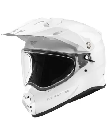 Ендуро каска FLY RACING Trekker Solid-White 2025