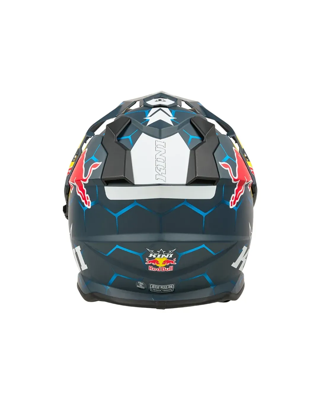 Ендуро каска KINI RED BULL ADV 1.0-BLUE/WHITE