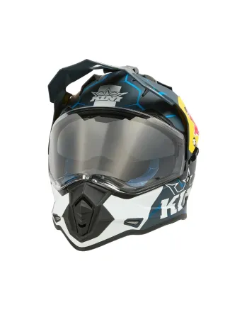 Ендуро каска KINI RED BULL ADV 1.0-BLUE/WHITE