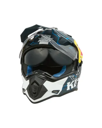Ендуро каска KINI RED BULL ADV 1.0-BLUE/WHITE