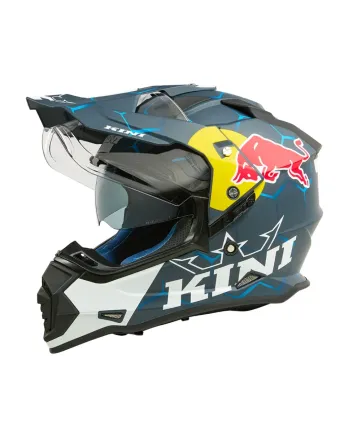 Ендуро каска KINI RED BULL ADV 1.0-BLUE/WHITE
