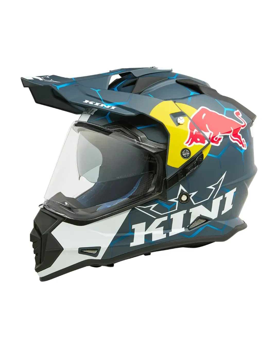 Ендуро каска KINI RED BULL ADV 1.0-BLUE/WHITE