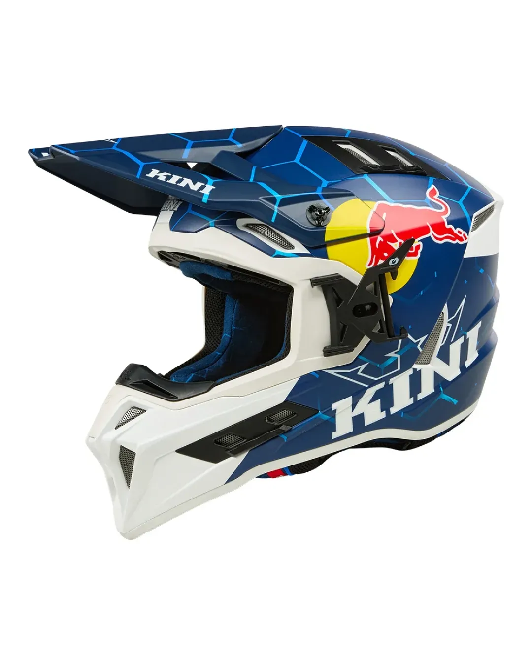 Ендуро каска KINI RED BULL EXC 1.0-BLUE/WHITE
