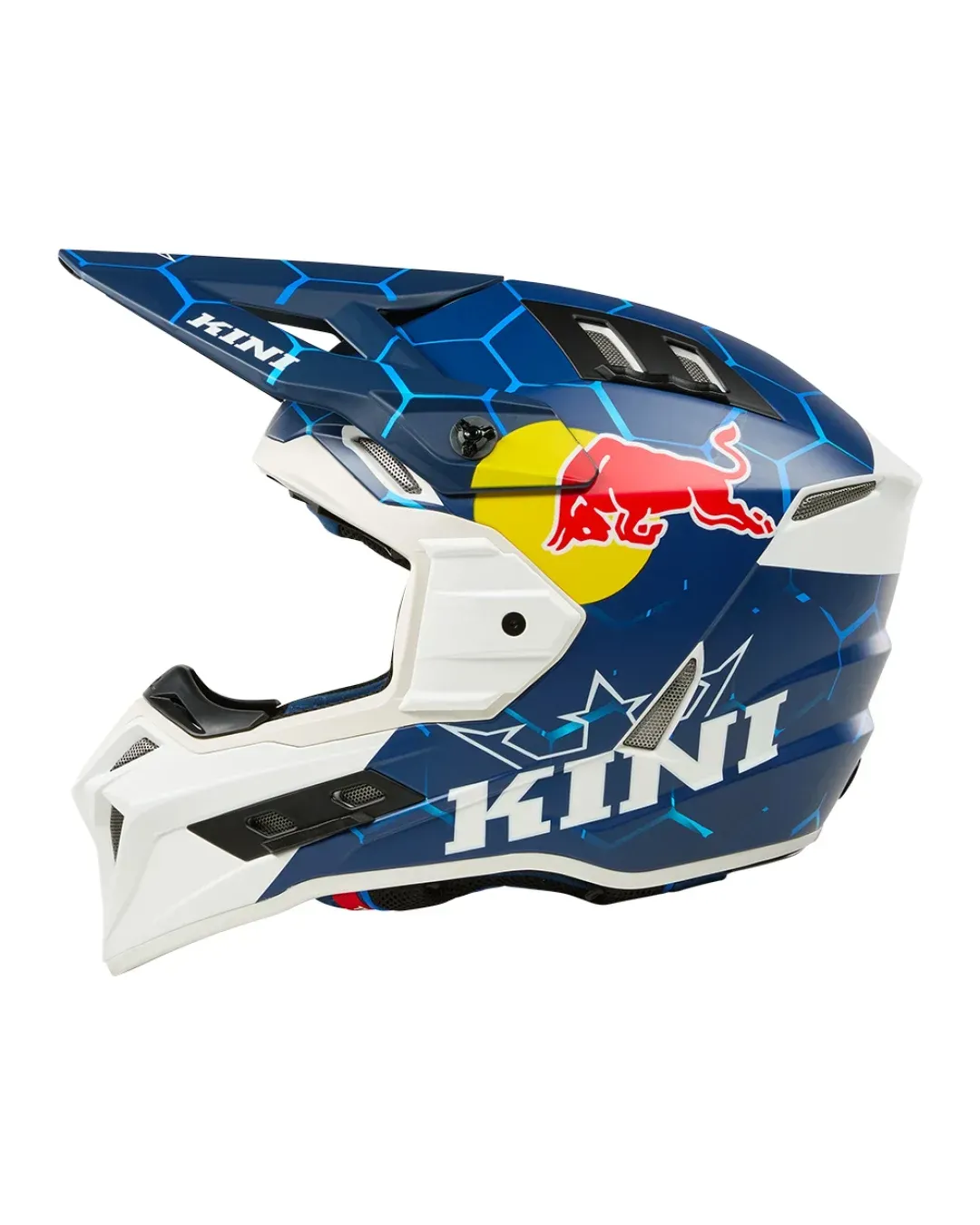 Ендуро каска KINI RED BULL EXC 1.0-BLUE/WHITE