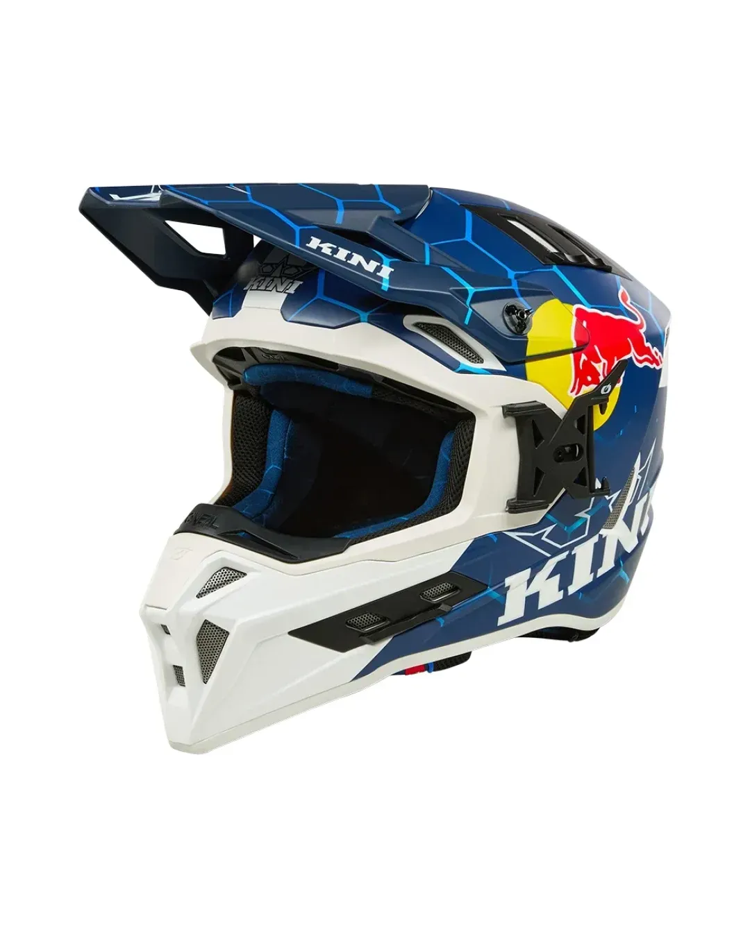 Ендуро каска KINI RED BULL EXC 1.0-BLUE/WHITE
