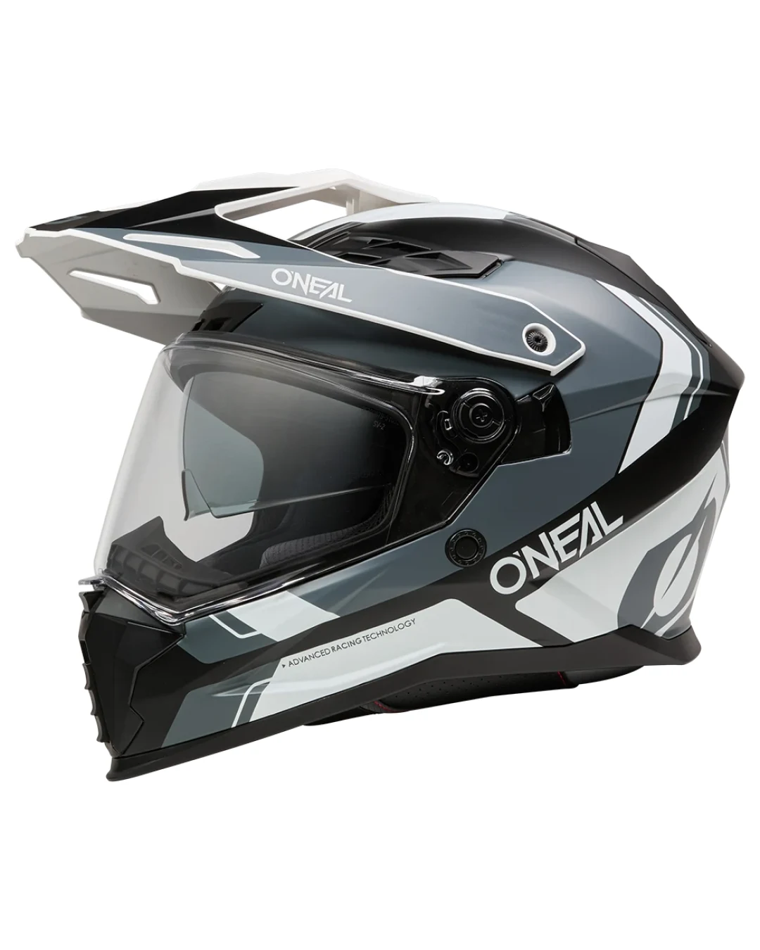 Ендуро каска O'NEAL D-SRS NOMAD BLACK/WHITE/GRAY V.26