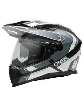 Ендуро каска O'NEAL D-SRS NOMAD BLACK/WHITE/GRAY V.26