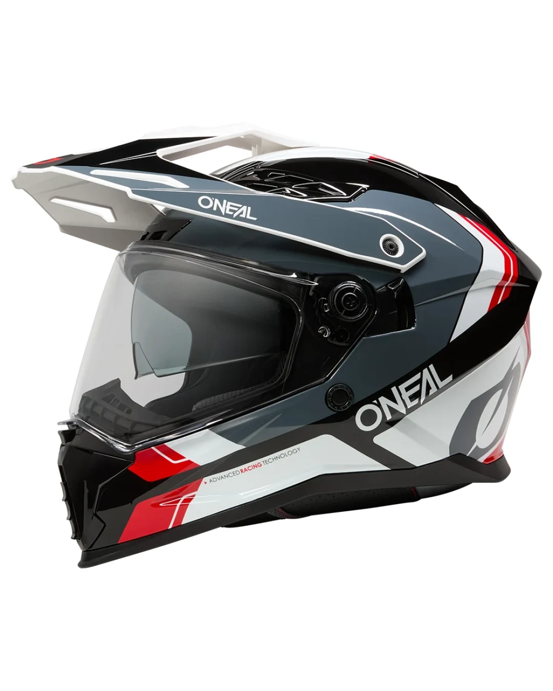 Ендуро каска O'NEAL D-SRS NOMAD BLACK/WHITE/RED V.26