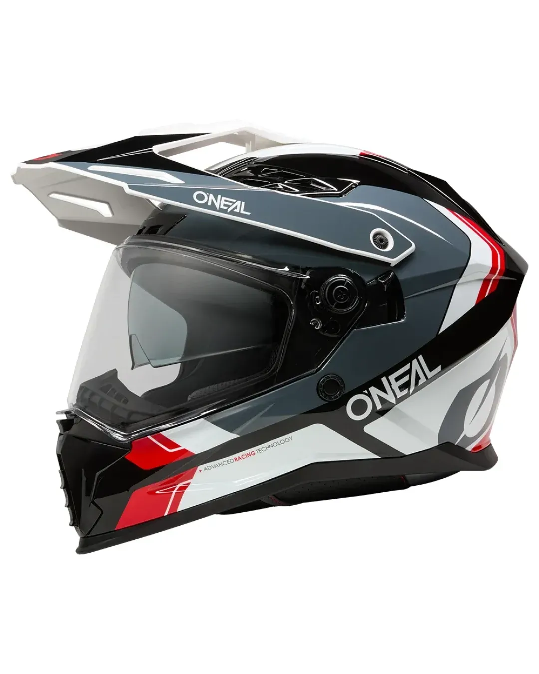 Ендуро каска O'NEAL D-SRS NOMAD BLACK/WHITE/RED V.26