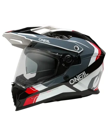 Ендуро каска O'NEAL D-SRS NOMAD BLACK/WHITE/RED V.26