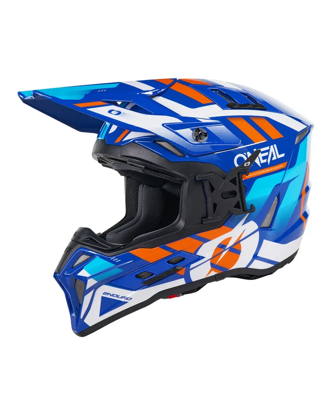 Ендуро каска O'NEAL EX-SRS DUST BLUE/ORANGE V.26