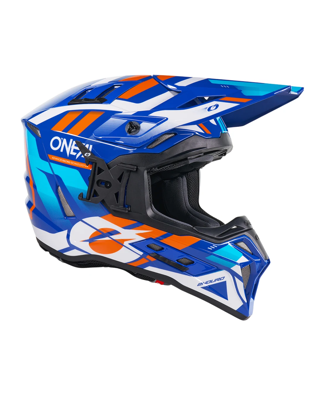 Ендуро каска O'NEAL EX-SRS DUST BLUE/ORANGE V.26
