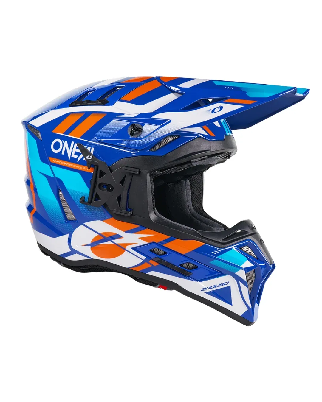 Ендуро каска O'NEAL EX-SRS DUST BLUE/ORANGE V.26