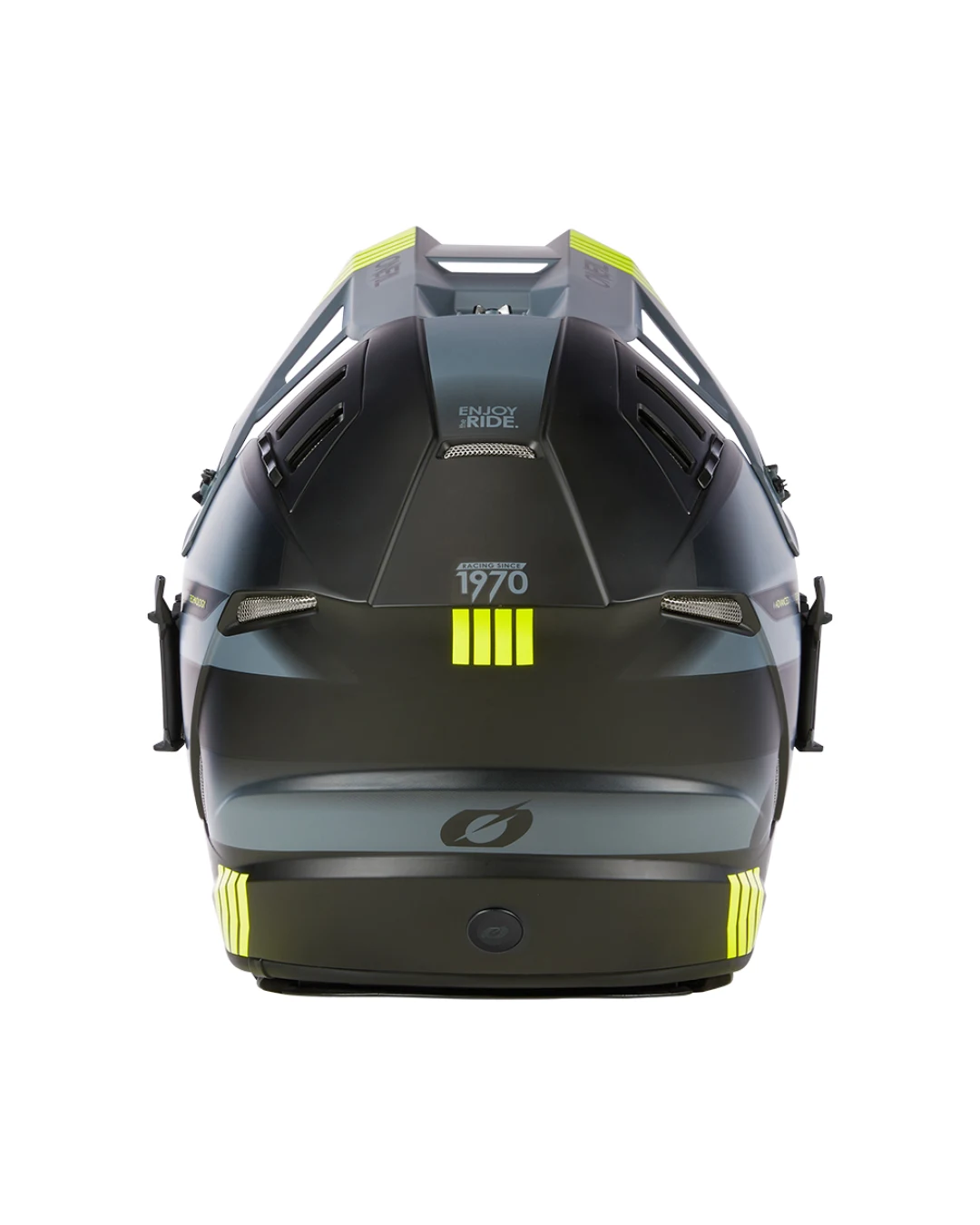 Ендуро каска O'NEAL EX-SRS HITCH BLACK/GRAY/NEON YELLOW V.24