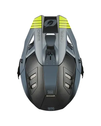 Ендуро каска O'NEAL EX-SRS HITCH BLACK/GRAY/NEON YELLOW V.24