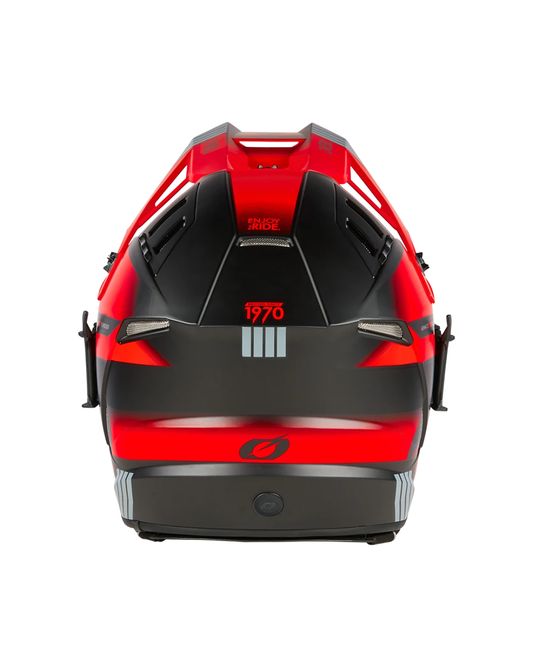 Ендуро каска O'NEAL EX-SRS HITCH BLACK/GRAY/RED V.24