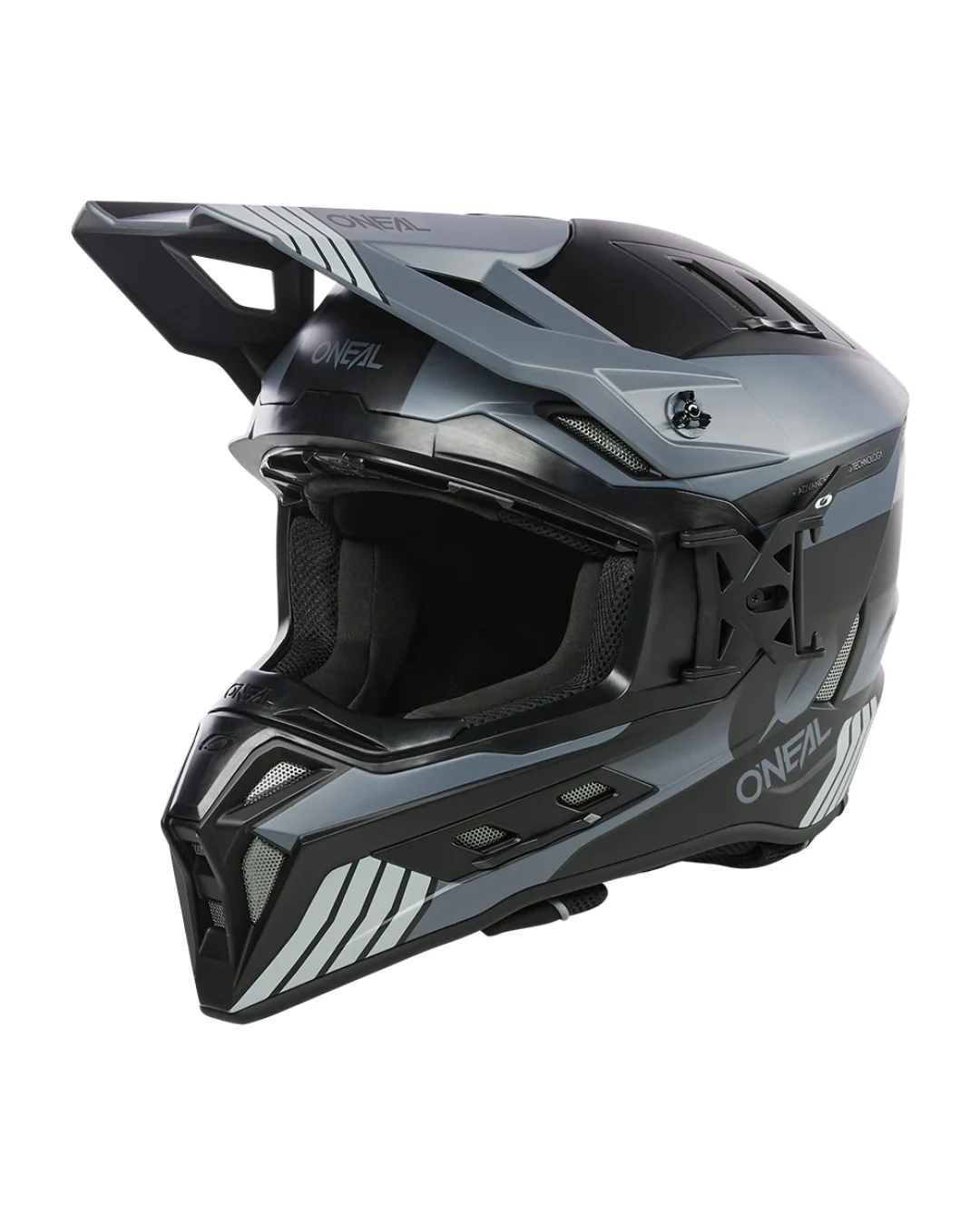 Ендуро каска O'NEAL EX-SRS HITCH BLACK/GRAY V.24