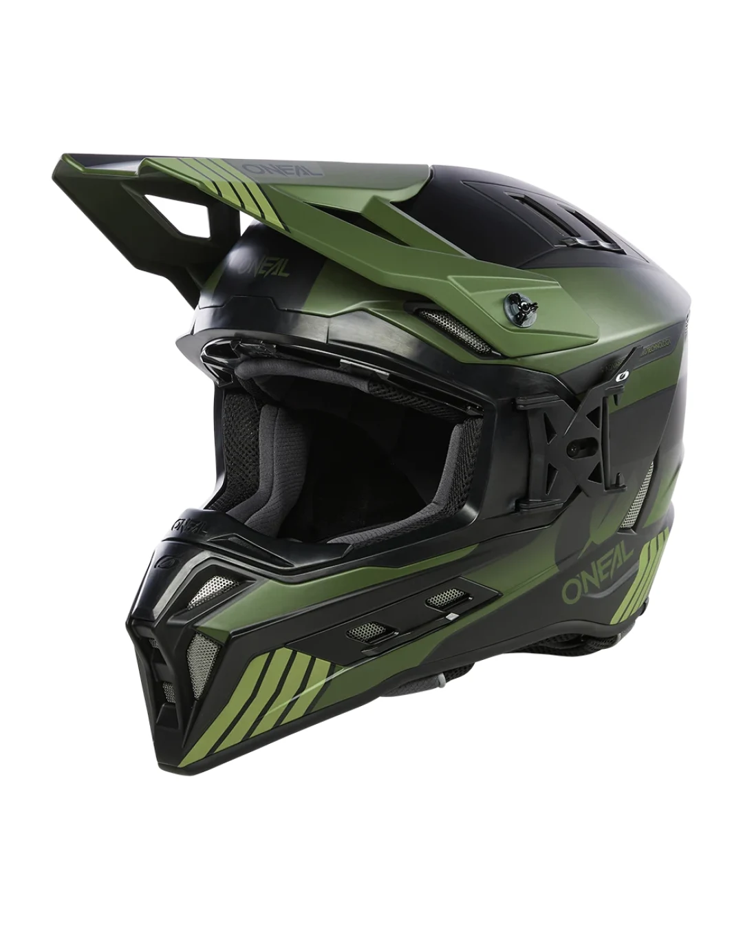 Ендуро каска O'NEAL EX-SRS HITCH BLACK/OLIVE V.24