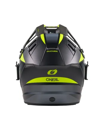 Ендуро каска O'NEAL EX-SRS MAGMA BLACK/NEON YELLOW V.27