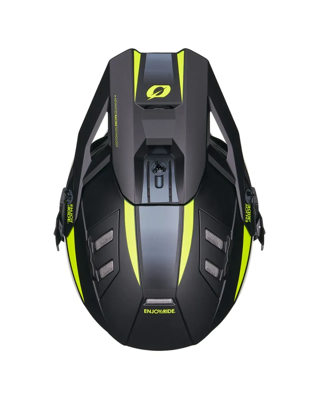 Ендуро каска O'NEAL EX-SRS MAGMA BLACK/NEON YELLOW V.27