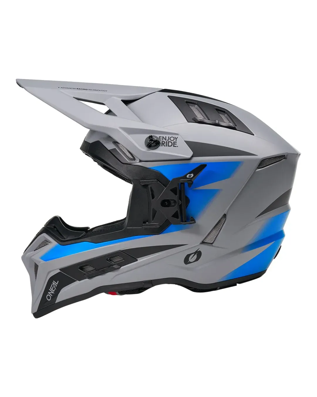 Ендуро каска O'NEAL EX-SRS MAGMA GRAY/BLUE V.27
