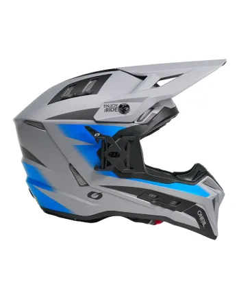 Ендуро каска O'NEAL EX-SRS MAGMA GRAY/BLUE V.27