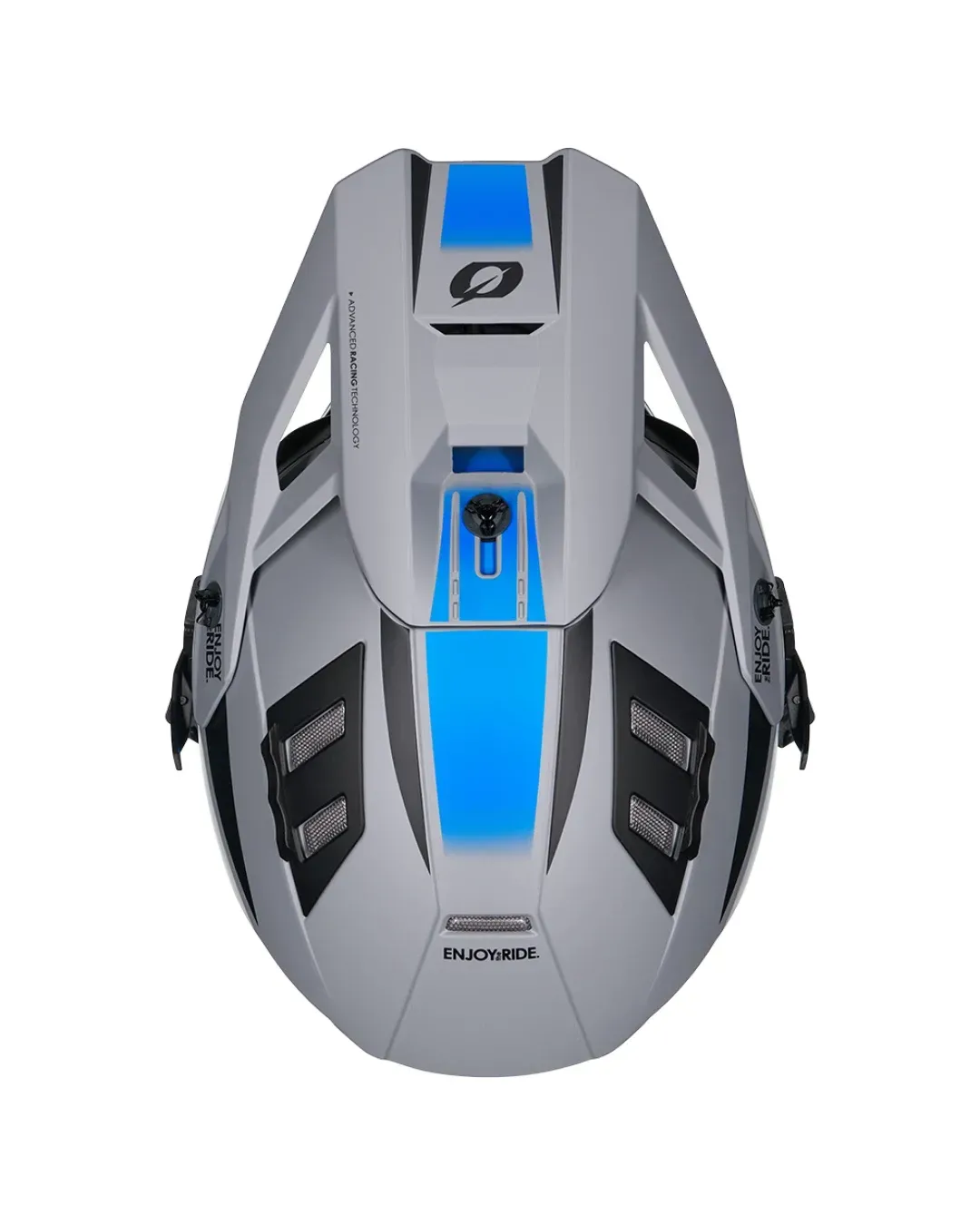 Ендуро каска O'NEAL EX-SRS MAGMA GRAY/BLUE V.27