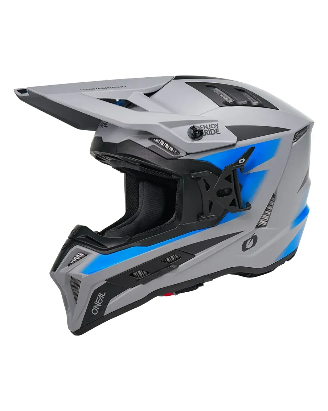 Ендуро каска O'NEAL EX-SRS MAGMA GRAY/BLUE V.27