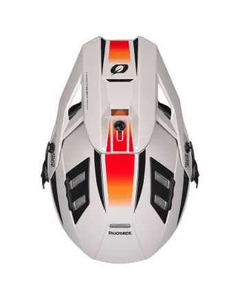 Ендуро каска O'NEAL EX-SRS MAGMA GRAY/ORANGE V.27