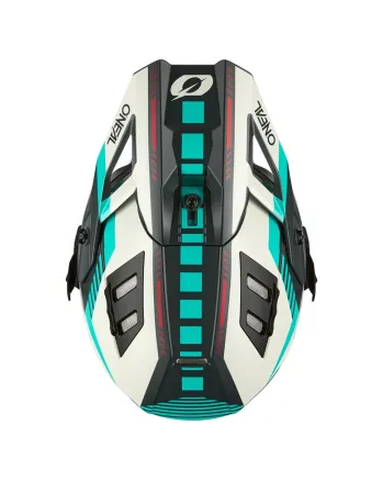 Ендуро каска O'NEAL EX-SRS QUIN GRAY/TEAL