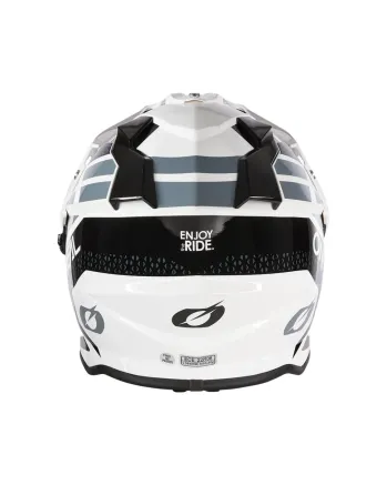 Ендуро каска O'NEAL SIERRA II R WHITE/BLACK/GRAY V.24