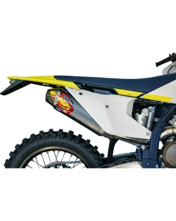Фабричен 4.1 RCT slip-on ауспух с карбонова капачка - алуминий - KX 250 F FMF 042411