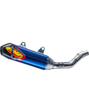 Фабричен 4.1 RCT slip-on шумозаглушител с карбонова капачка - анодизиран титан - KX 250 F FMF 042412