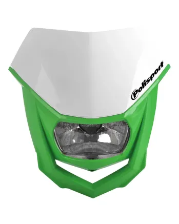 Фар Polisport HALO - WHITE/GREEN