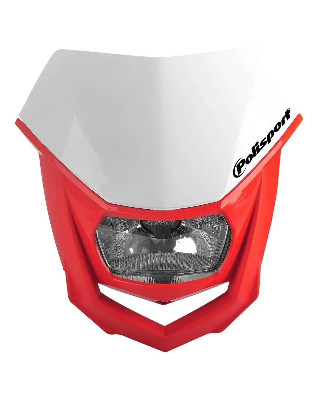 Фар Polisport HALO - WHITE/RED