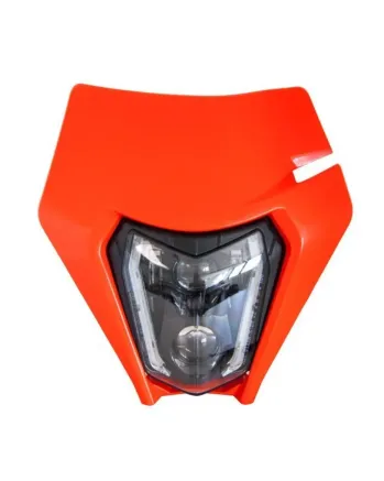 Фар RACETECH LED Homologated Headlight (Neon Orange) KTM 23-24