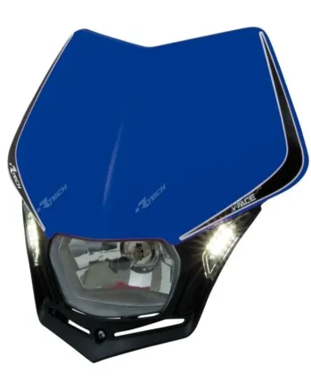 Фар RACETECH V-Face LED Headlight (Blue/Black)