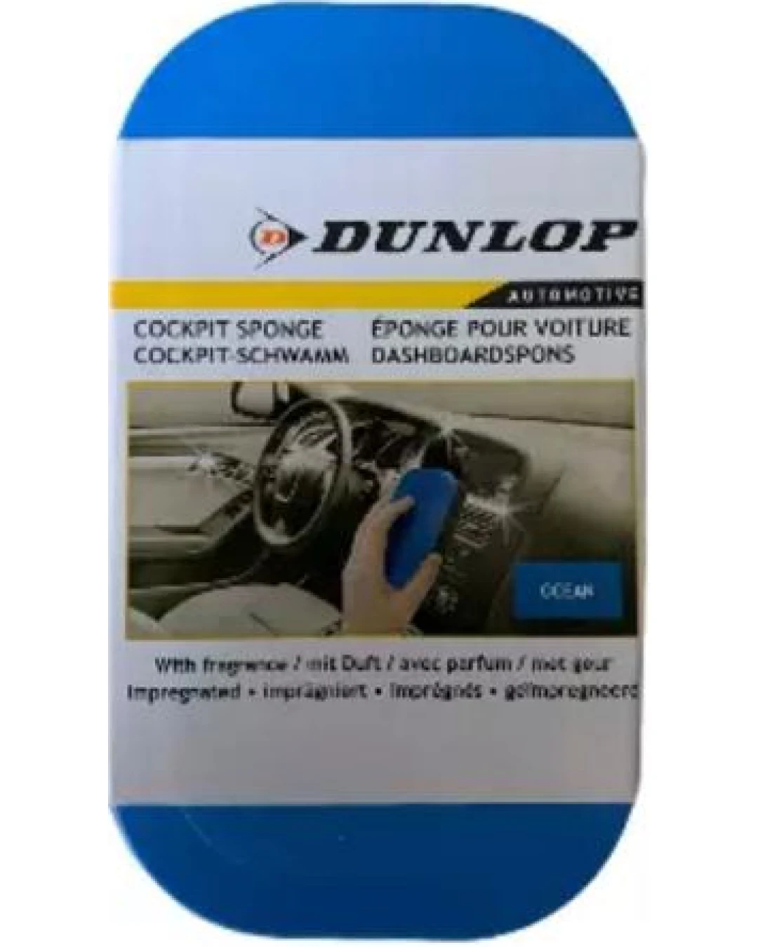 Гъба за автомобилно табло с аромат на океан Dunlop