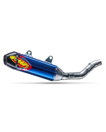 Гърне тип slip-on FACTORY 4.1 RCT от титан с черна карбонова крайна капачка FMF 043381