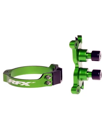 Holeshot система RFX Pro Series 2 L/Control Dual Button Green Honda/Kaw/Suzuki