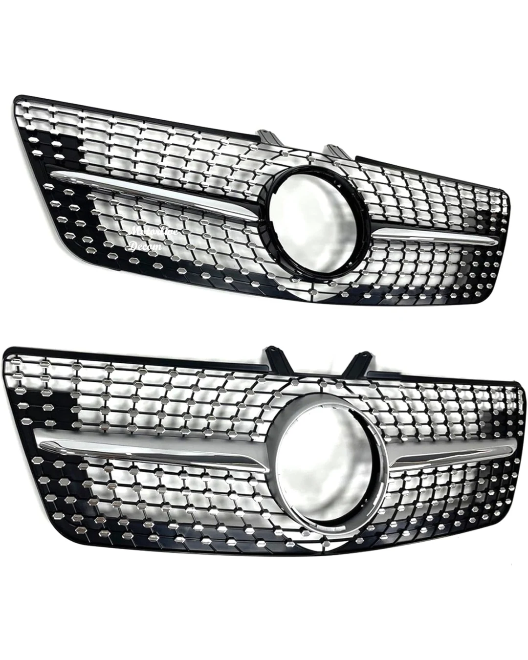 Хромирана Предна Решетка За Мерцедес M-КЛАСА W164 ML320 ML350 ML550 ML63AMG 2009-2012 Mercedes Benz ML Class