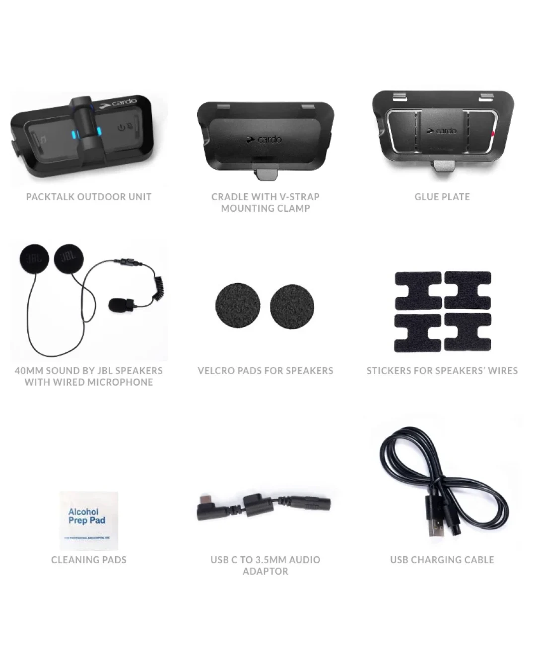 Интерком комуникация CARDO packtalk OUTDOOR black