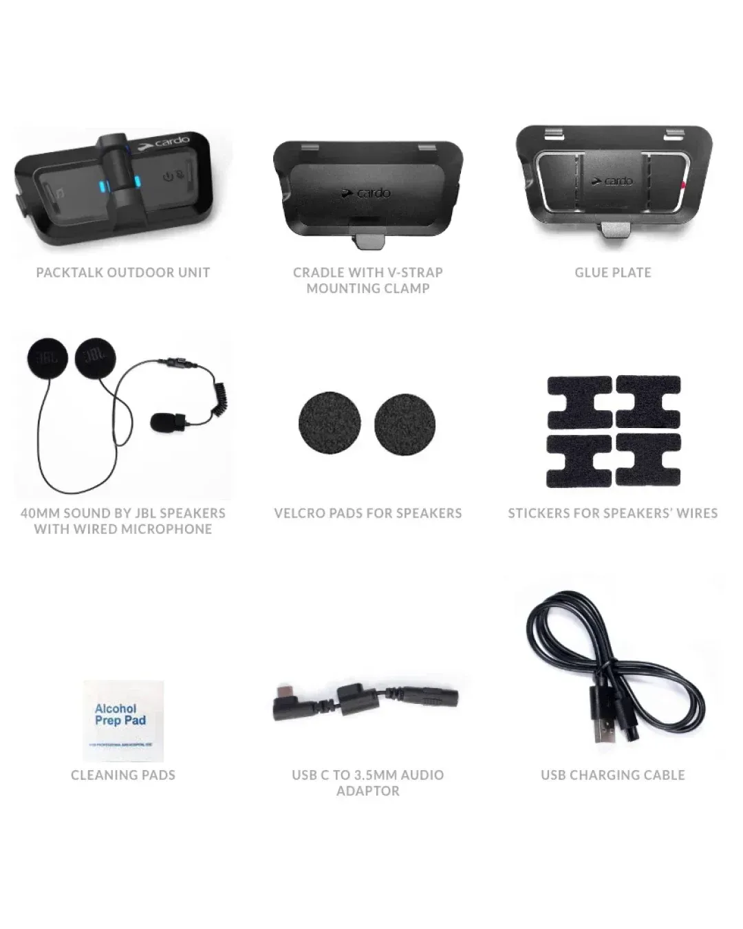 Интерком комуникация CARDO packtalk OUTDOOR black