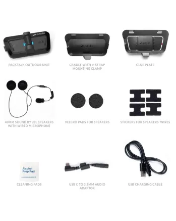 Интерком комуникация CARDO packtalk OUTDOOR black