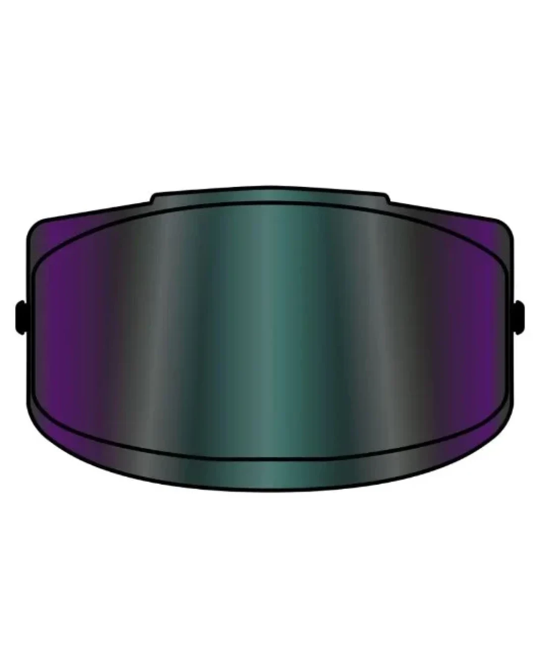 Иридиев визьор за AIroh Helios - Rainbow