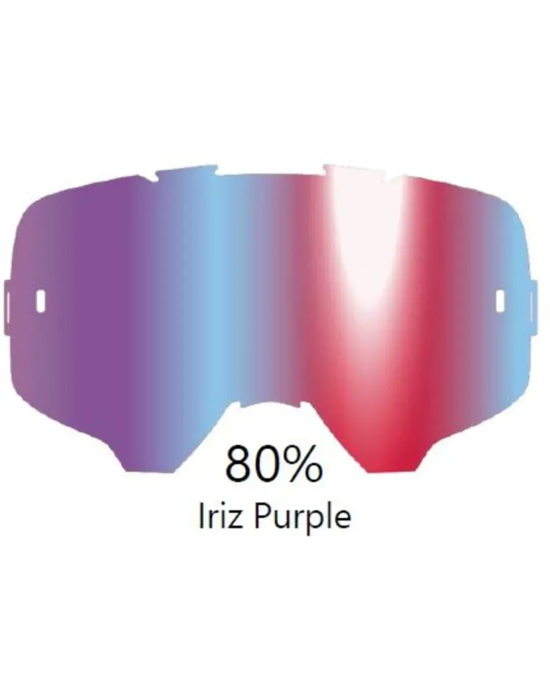 Iriz плака за очила Leatt Velocity-Purple 80%