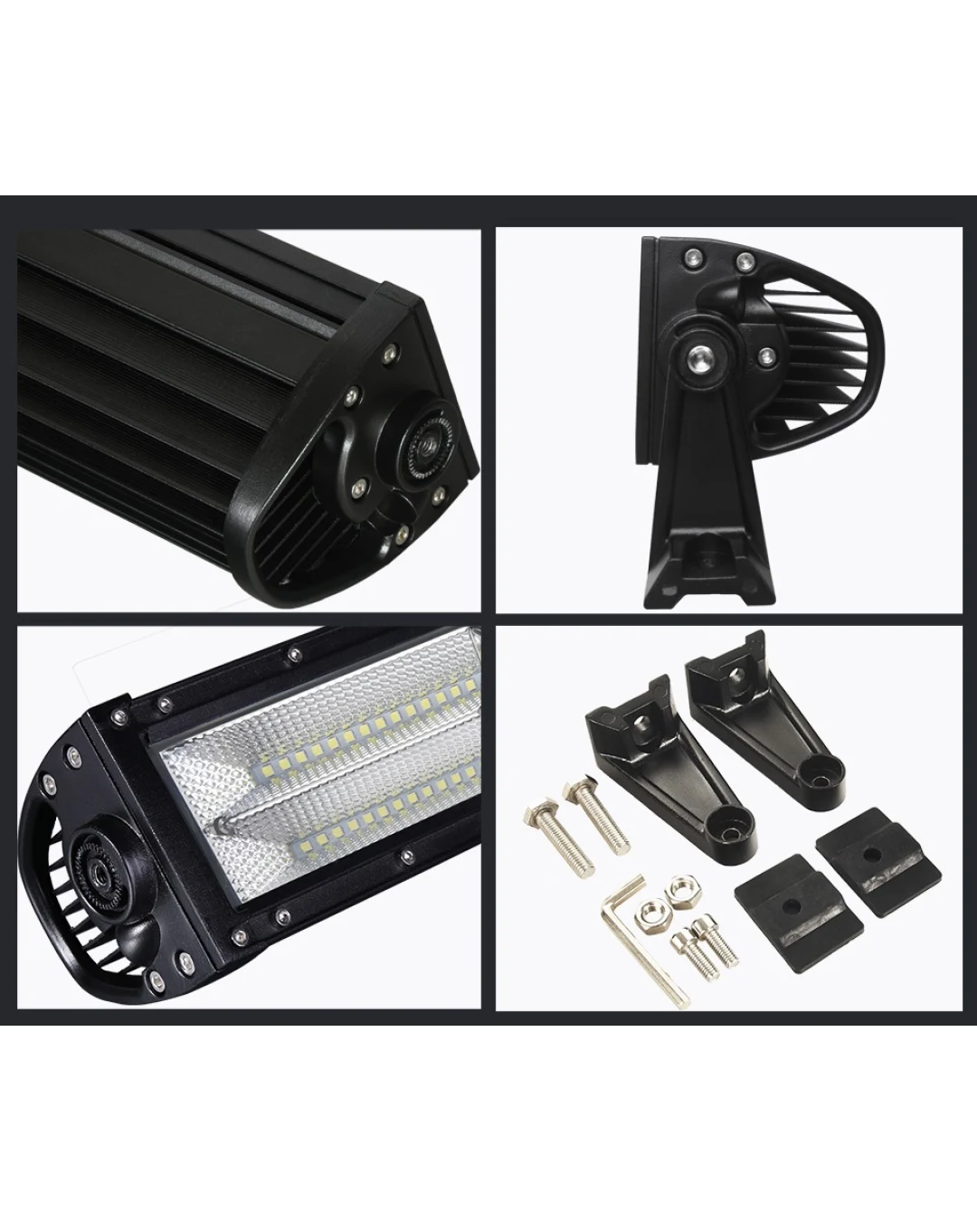 Извит 105 См 696W Мощен 7D 7Д Led Bar Лед Диоден Бар Прожектор 12V 24V