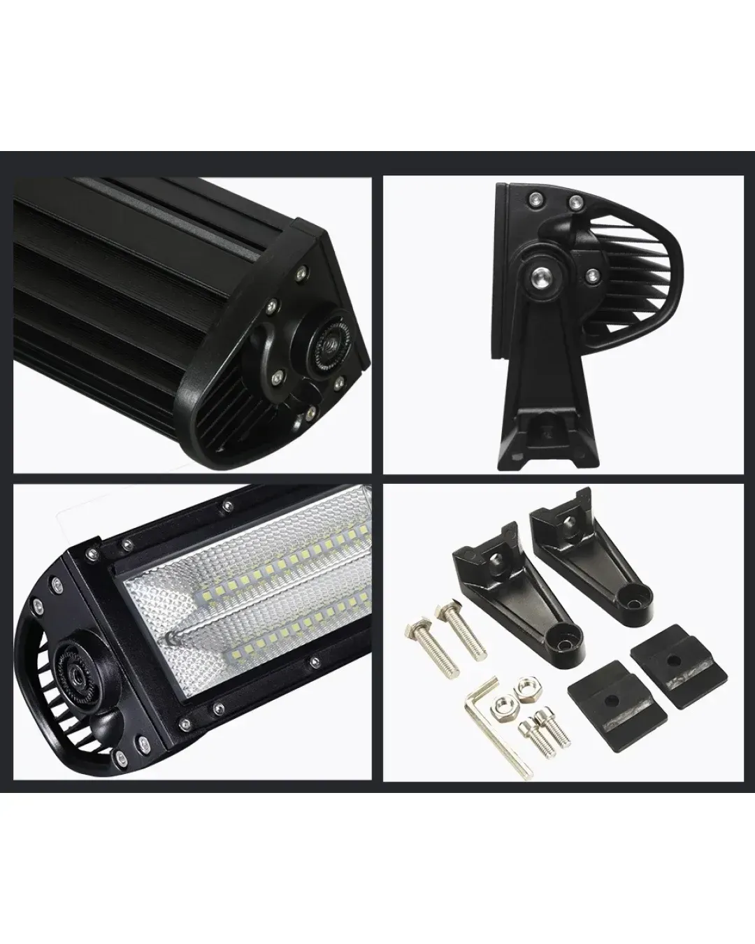 Извит 105 См 696W Мощен 7D 7Д Led Bar Лед Диоден Бар Прожектор 12V 24V