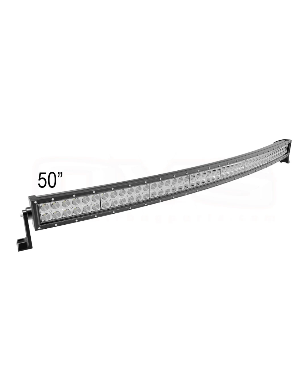 Извит 127См 288W Мощен Led Bar Лед Диоден Бар Прожектор с насочена бяла светлина 12V 24V