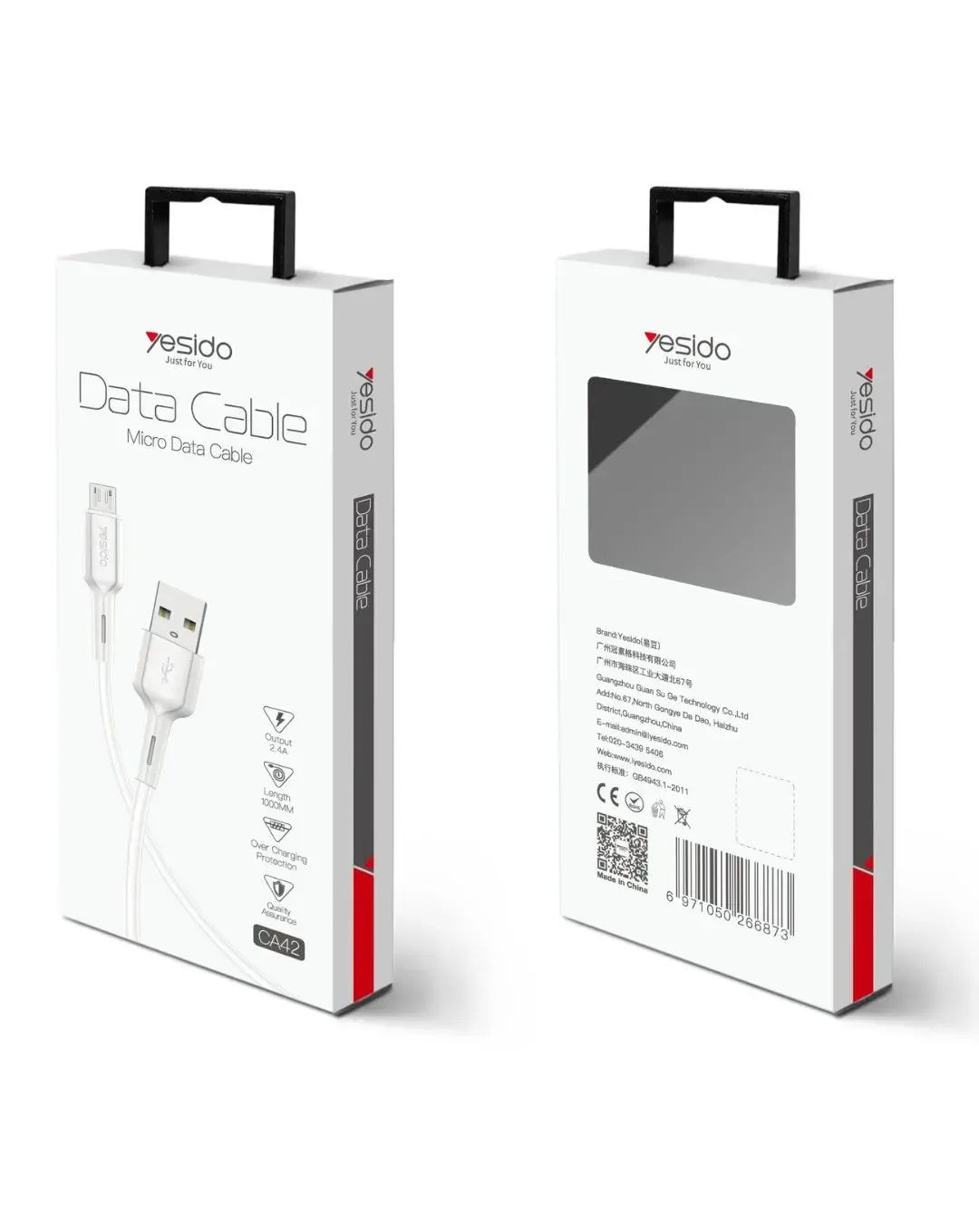 Кабел за Телефон Micro USB Yesido